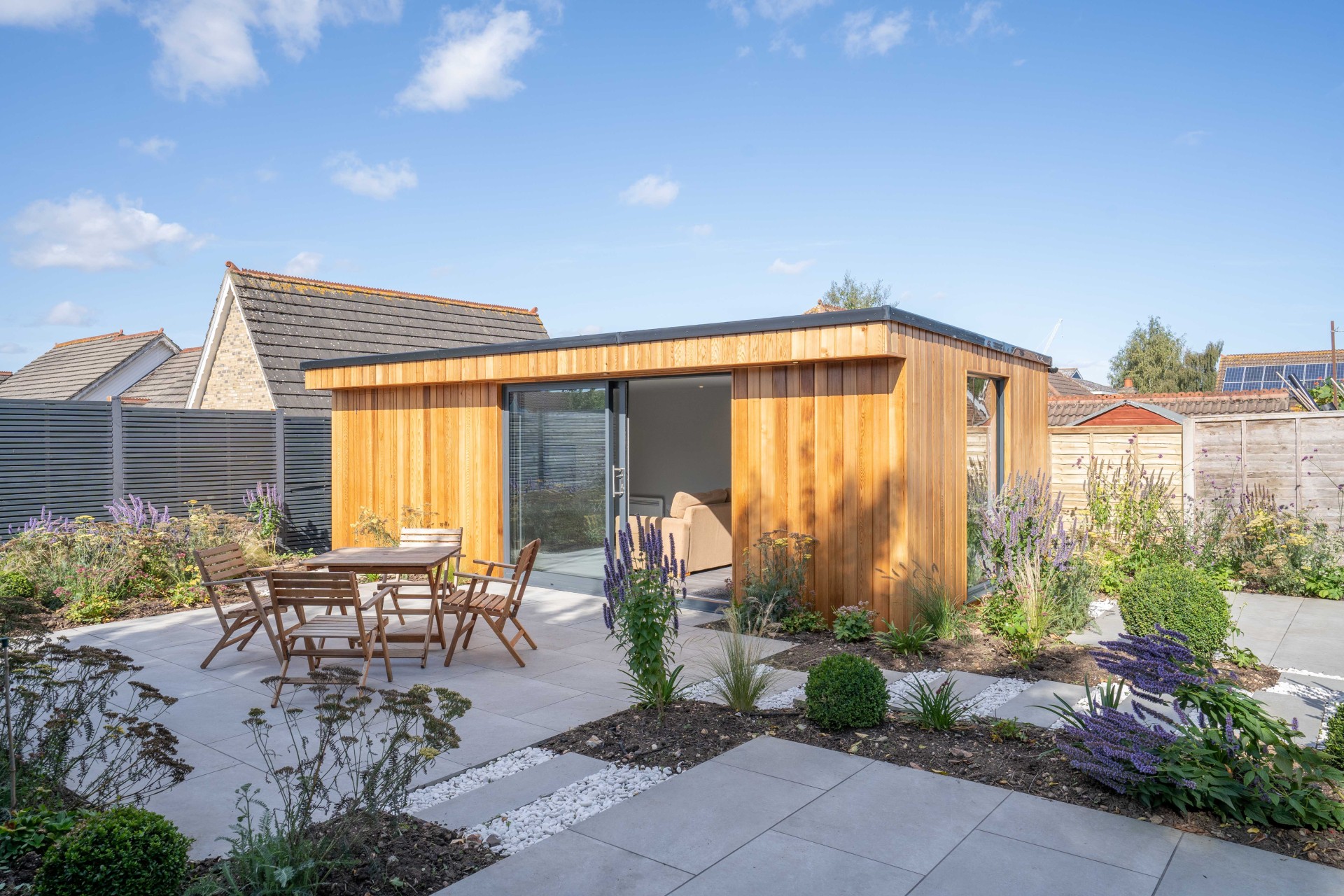 Bespoke Garden Building used as Office and Outdoor Lounge