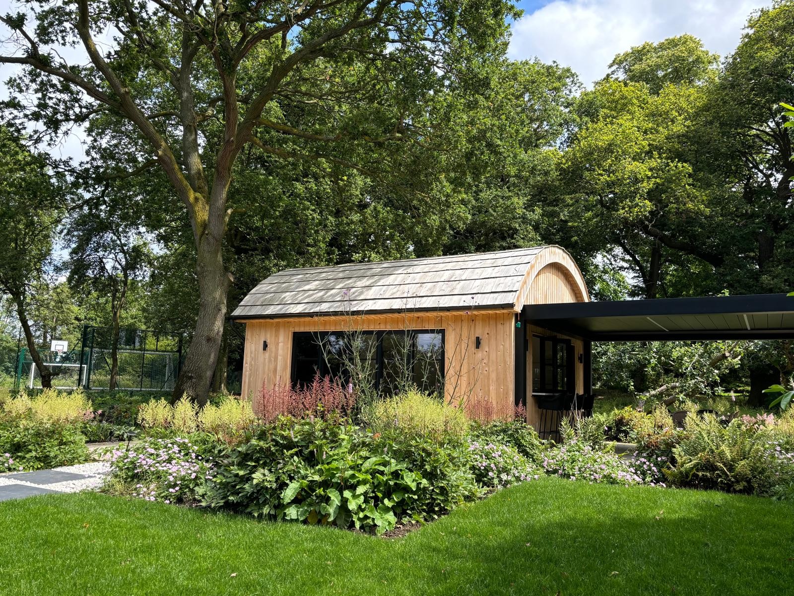 Bespoke Garden Building used as Office and Outdoor Lounge